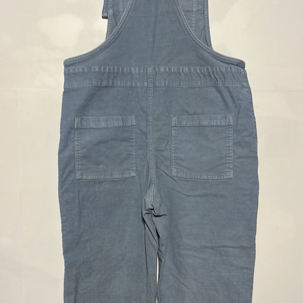 Aerie Cloudy Blue Werk & Play Corduroy Overalls Size Small - Picture 9 of 11